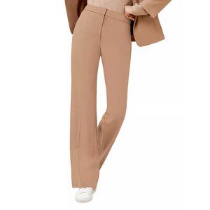 M.M.LaFleur The Horton Pant Washable Wool Twill in Camel Tan Size 2